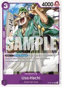 Uso-Hachi (OP05-061) - ST-18: Starter Deck 18 PURPLE Monkey.D.Luffy - One Piece Card Game card
