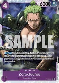 Zoro-Juurou (ST18-004) - ST-18: Starter Deck 18 PURPLE Monkey.D.Luffy - One Piece Card Game card