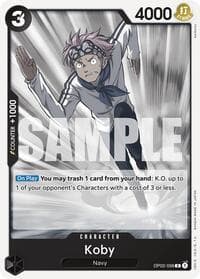 Koby - ST-19: Starter Deck 19 BLACK Smoker - One Piece Card Game card