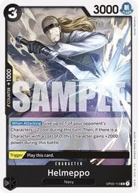 Helmeppo - ST-19: Starter Deck 19 BLACK Smoker - One Piece Card Game card