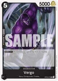 Vergo - ST-19: Starter Deck 19 BLACK Smoker - One Piece Card Game card