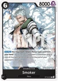 Smoker (ST19-001) - ST-19: Starter Deck 19 BLACK Smoker - One Piece Card Game card