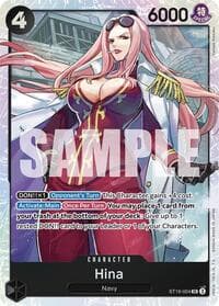 Hina - ST-19: Starter Deck 19 BLACK Smoker - One Piece Card Game card
