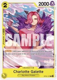 Charlotte Galette - ST-20: Starter Deck 20 YELLOW Charlotte Katakuri - One Piece Card Game card