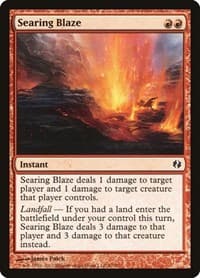 Searing Blaze - Duel Decks: Venser vs. Koth - Magic: The Gathering card