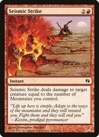 Seismic Strike - Duel Decks: Venser vs. Koth - Magic: The Gathering card