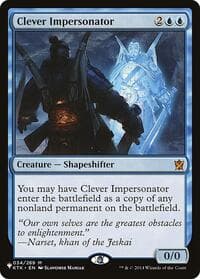 Clever Impersonator - The List Reprints - Magic: The Gathering card