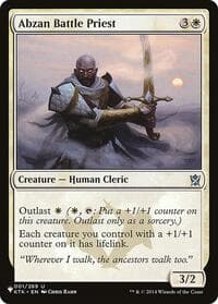 Abzan Battle Priest - The List Reprints - Magic: The Gathering card