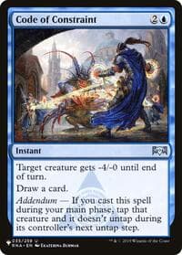 Code of Constraint - The List Reprints - Magic: The Gathering card