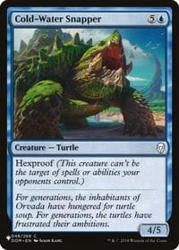Cold-Water Snapper - The List Reprints - Magic: The Gathering card