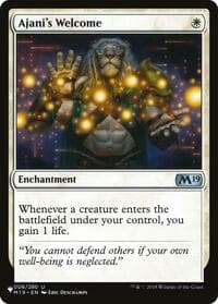 Ajani's Welcome - The List Reprints - Magic: The Gathering card