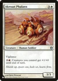 Akroan Phalanx - The List Reprints - Magic: The Gathering card