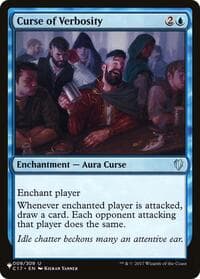 Curse of Verbosity - The List Reprints - Magic: The Gathering card