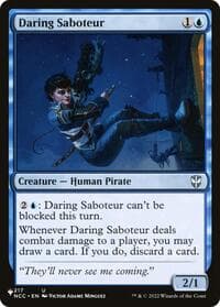 Daring Saboteur - The List Reprints - Magic: The Gathering card