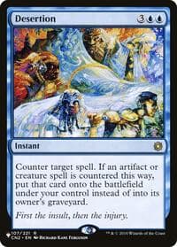 Desertion - The List Reprints - Magic: The Gathering card