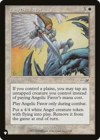 Angelic Favor - The List Reprints - Magic: The Gathering card