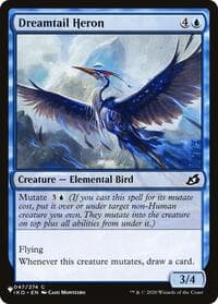 Dreamtail Heron - The List Reprints - Magic: The Gathering card