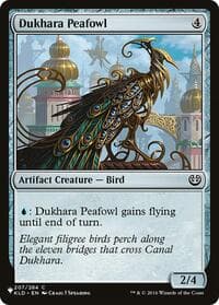 Dukhara Peafowl - The List Reprints - Magic: The Gathering card