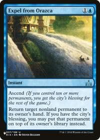 Expel from Orazca - The List Reprints - Magic: The Gathering card