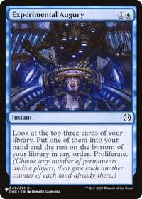 Experimental Augury - The List Reprints - Magic: The Gathering card