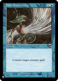 False Summoning - The List Reprints - Magic: The Gathering card