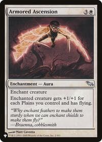 Armored Ascension - The List Reprints - Magic: The Gathering card