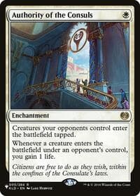 Authority of the Consuls - The List Reprints - Magic: The Gathering card
