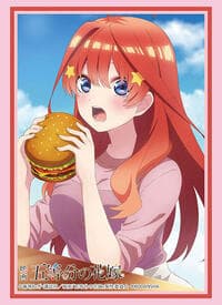 Bushiroad Sleeve Collection High Grade Vol.3905 The Quintessential Quintuplets - Itsuki Nakano Hamburger Ver. (75-Pack) - Bushiroad Card Sleeves - Card Sleeves card