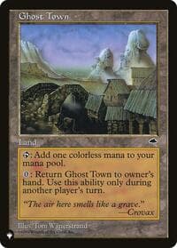 Ghost Town - The List Reprints - Magic: The Gathering card