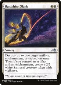 Banishing Slash - The List Reprints - Magic: The Gathering card
