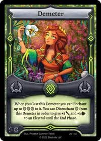 Demeter - Artist Collection - Elestrals card