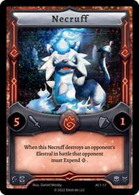 Necruff - Artist Collection - Elestrals card