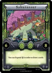 Sakurasaur - Artist Collection - Elestrals card