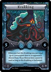 Krakking - Artist Collection - Elestrals card