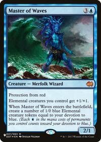 Master of Waves - The List Reprints - Magic: The Gathering card