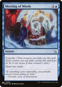 Meeting of Minds - The List Reprints - Magic: The Gathering card