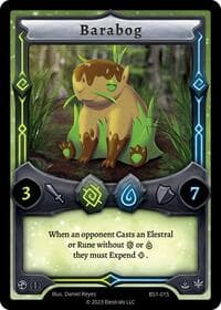 Barabog - Base Set [First Edition] - Elestrals card