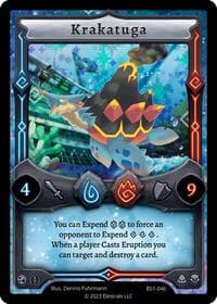 Krakatuga - Base Set [First Edition] - Elestrals card