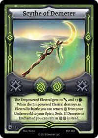 Scythe of Demeter - Base Set [First Edition] - Elestrals card