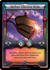 Helios' Chariot Ride - Base Set [First Edition] - Elestrals card