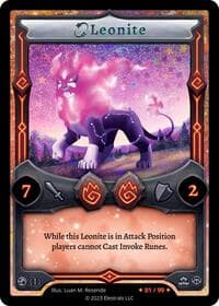 Leonite (Serialized) - Base Set [First Edition] - Elestrals card