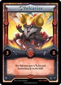 Volcaries (Serialized) - Base Set [First Edition] - Elestrals card