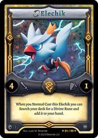 Elechik (Serialized) - Base Set [First Edition] - Elestrals card