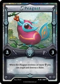 Peagust (Serialized) - Base Set [First Edition] - Elestrals card