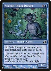 Merfolk Thaumaturgist - The List Reprints - Magic: The Gathering card