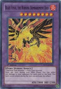 Blaze Fenix, the Burning Bombardment Bird - 2012 Premium Collection Tin - YuGiOh card