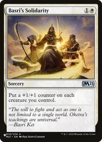 Basri's Solidarity - The List Reprints - Magic: The Gathering card