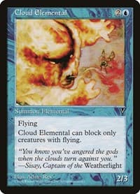 Cloud Elemental - Visions - Magic: The Gathering card