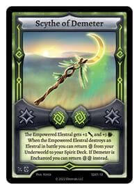 Scythe of Demeter - Centaurbor Starter Deck [Kickstarter Edition] - Elestrals card