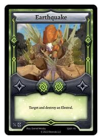 Earthquake - Centaurbor Starter Deck [Kickstarter Edition] - Elestrals card